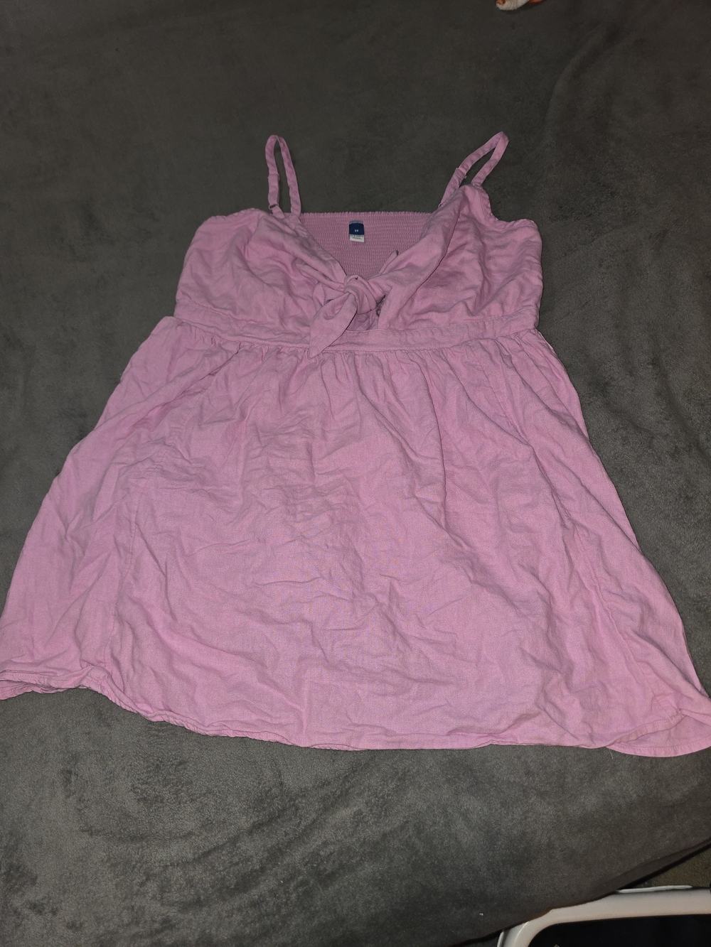 Old Navy Fit & Flaire Tie-front Smock Dress